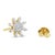 Haus of Brilliance 10k Yellow Gold Round and Baguette Diamond Stud Earring (0.50 cttw, H-I Color, I2-I3 Clarity) For Sale - Image 4 of 6