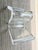 1980s 1980s Modern Lucite Glass Wave Zig Zag Suspension Waterfall Acrylic Coffee Cocktail Table For Sale - Image 5 of 9