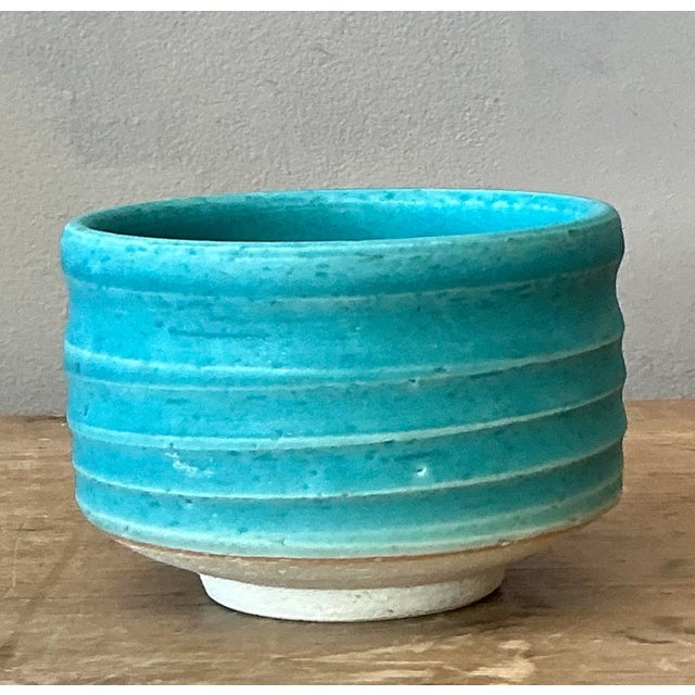 Vintage Boho Studio Pottery Bowl For Sale - Image 10 of 12