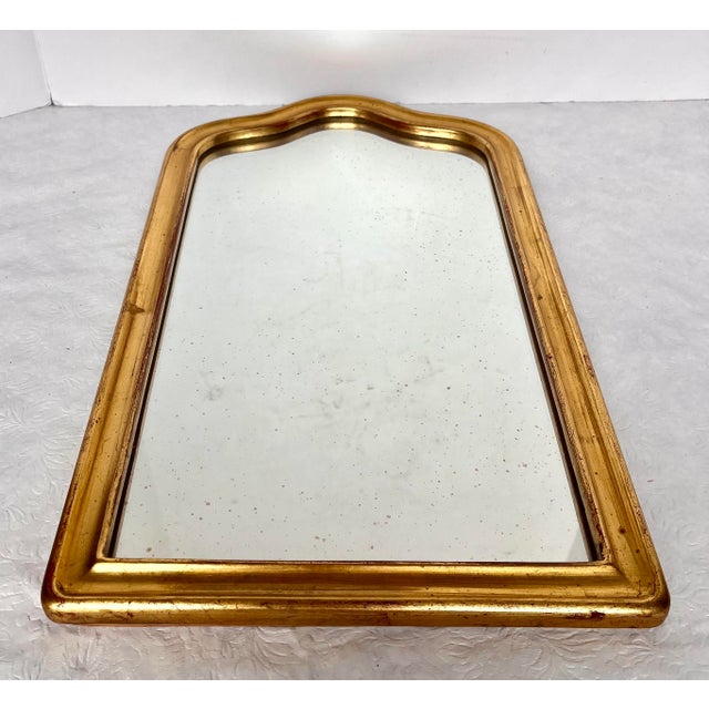 French Antique French Gold Frame Mirror For Sale - Image 3 of 11