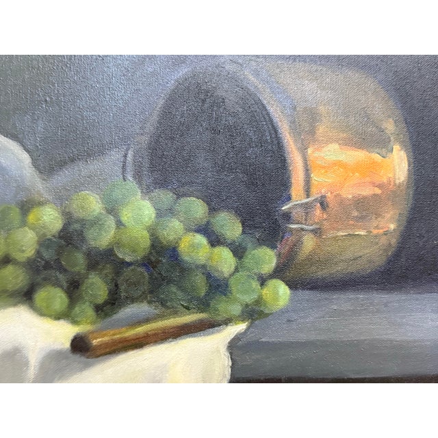 Vintage Still Life Oil Painting Canvas, Thomas Kerwick (1923-2015) Available for sale: Stunning still life, oil on canvas...