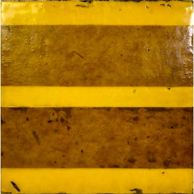 White Encaustic Mixed Media Art Installation by Gina Cochran "Charmed" - 12 Panels For Sale - Image 8 of 14