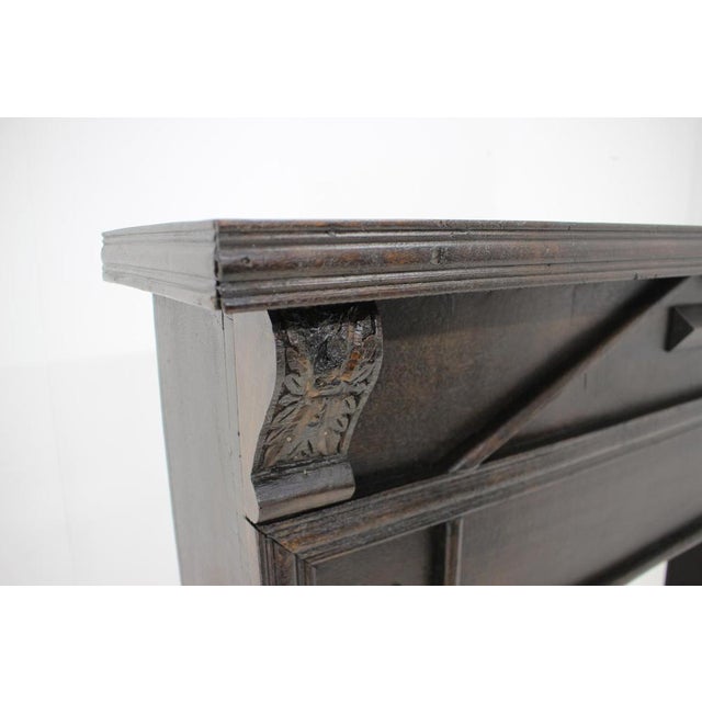 Oak Fireplace Mantel, 1950s For Sale - Image 12 of 18