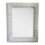 Large Vintage Wicker Framed Mirror, Solid Wood Back 36x3x27” For Sale