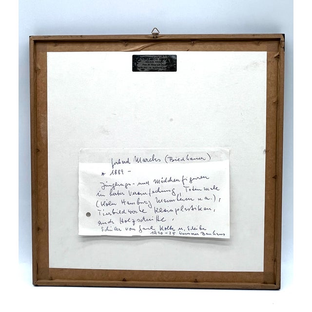 Gerhard Marcks, The Little Cats, Woodcut For Sale - Image 10 of 14