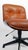 Cognac Leather and Rosewood Desk Chair attributed to Ico Parisi for MiM Roma, Italy, 1960s For Sale - Image 10 of 18