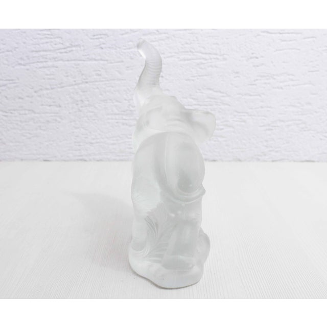 Vintage Glass Elephant, 1970s For Sale - Image 4 of 14
