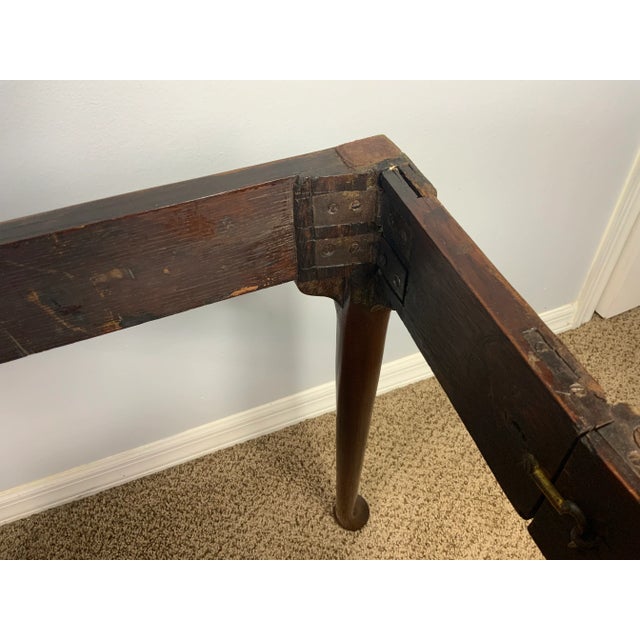 George 11 Concertina Card Table For Sale - Image 10 of 17