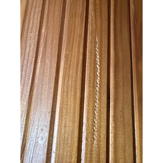 Large Roll-Up Beech Slat Screen from Baumann, 1930s For Sale - Image 11 of 13