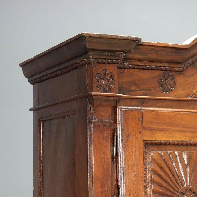 Walnut Double Body Wardrobe For Sale - Image 4 of 11