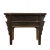 Orange 19th Century Antique Chinese Carved 3 Drawers Console Table For Sale - Image 8 of 9