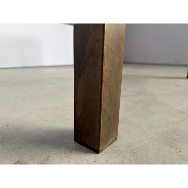 Vintage Steel Coffee Table, 1980s For Sale - Image 3 of 13