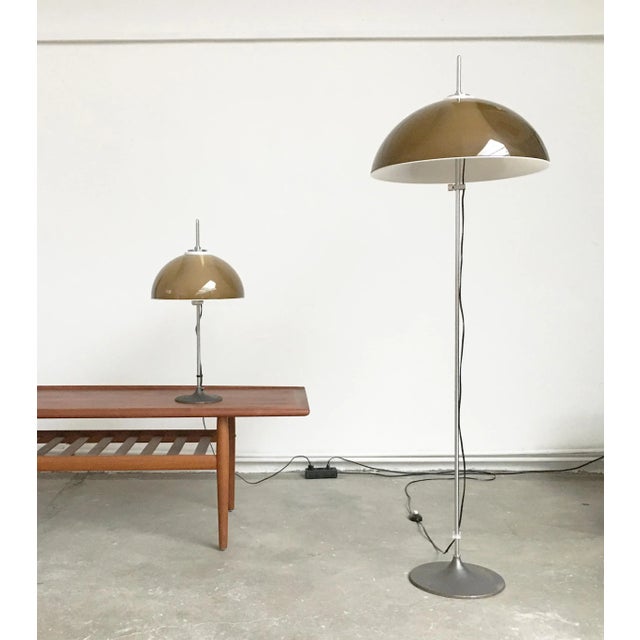 Metal & Plastic Floor Lamp by Gino Sarfatti for Gepo, 1970s For Sale - Image 10 of 10