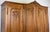 Vintage French Louis XVI Style Carved Oak 4-Door Wardrobe For Sale - Image 6 of 12