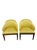 Century Furniture Pair of Century Furniture Model 3277 “Gentleman’s” Upholstered Game Chairs With Brass Casters For Sale - Image 4 of 12