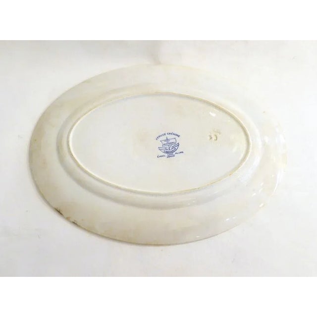 Early 20th Century Creil Montereau Dishes, France, 1890s, Set of 2 For Sale - Image 6 of 11