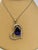 3 Carat Tanzanite and 2 Carat Diamond Heart Pendant/ Necklace 18 Karat Gold For Sale - Image 17 of 18
