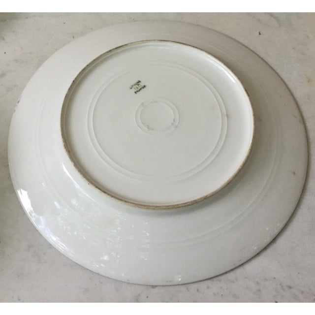 1900s French Porcelain Limoges Apples Plate Chairish