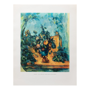1950s After Paul Cezanne "Large Vase in the Garden", First Edition Swiss Full-Color Print