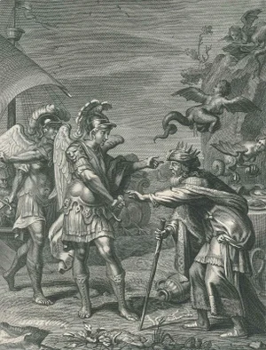 Phinée - Original Etching by Bernard Picart - 1742 1742