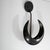 Mid-Century Modern Pair of Vintage Crescent Moon Wall Sconces by Marbro For Sale - Image 3 of 10