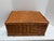 Large Classic Vintage Americana Wood Wicker Picnic Basket With Accoutrements For Sale - Image 9 of 11