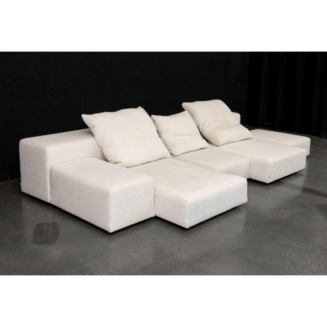 Late 20th Century Lissoni for Living Divani Extra Wall Modular Sofa For Sale - Image 5 of 12