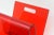 Vintage 1970's Italian Red Lucite and Chrome Two Part Magazine or Book Stand For Sale - Image 4 of 12
