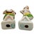 1950s Hawaiian Hula Girl & Native Male Ceramic Statue Pair by Okada China For Sale In Los Angeles - Image 6 of 6