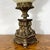1950s Accurate Casting Hollywood Regency Cherub Lamp - 37" Manganese Glass & Victorian Fringe For Sale - Image 10 of 14