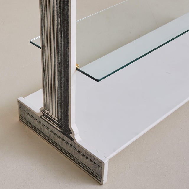 1990s Italian Lacquered Wood Corinthian Column Étagère by Fornasetti, 1996 For Sale - Image 5 of 11