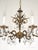 Shabby Chic Antique 6 Light Splendid Shimmering Stately Brass Cut Lead Crystal Chandelier ~ Rewired ~ Restored ~ Rejuvenated ~ Ready to Hang ~ For Sale - Image 3 of 12