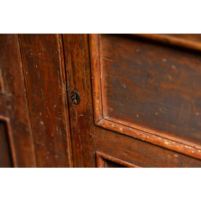 Mid-19th Century Painted Pine Cupboard For Sale - Image 10 of 17