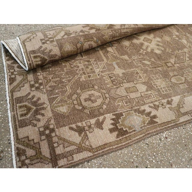 Galerie Shabab Collection Mid-20th Century Persian Malayer Throw Rug For Sale - Image 10 of 10