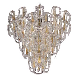 21st Century Murano Gancio Chandelier by Fabio LTD For Sale
