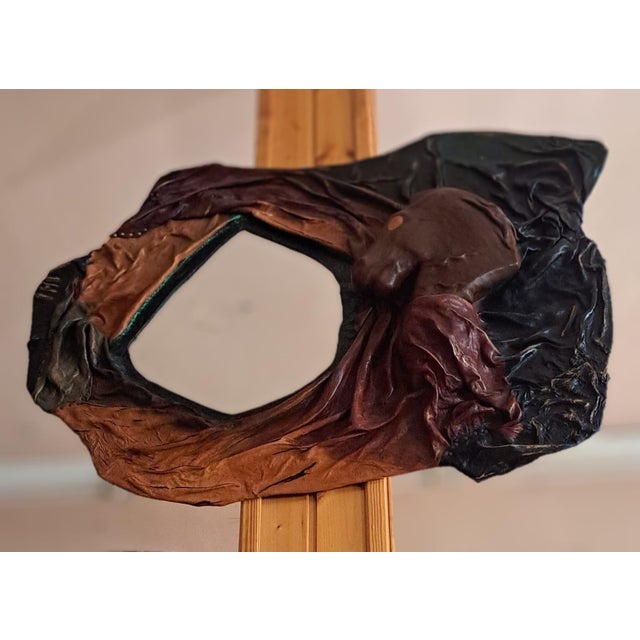 Vintage Glass Mirror Figure Horse, 1970 For Sale - Image 8 of 8
