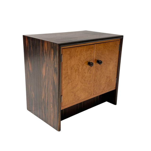 Magnificent and ultra rare Art Deco cabinet. Design by Gebroeders Reens Amsterdam. Striking Dutch design from the 1930s....