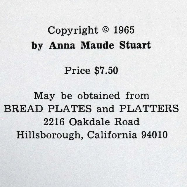 TITLE Bread Plates and Platters, Early American Pressed Glass Patterned Bread Plates and Platters and Historical and...