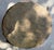 Early 19thc Pueblo Indian drum with writing on the drum.This is in good condition and is uneven on the top of the drum...