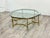 Beautiful brass with glass top coffee table in excellent vintage condition