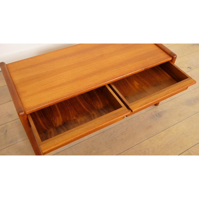 Wood Vintage Coffee Table by Poul M. Volther For Sale - Image 7 of 11