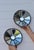Mid-Century Modern Vintage Sun Mirror Sconces in Pewter by Klöva Hallar, Set of 2 For Sale - Image 3 of 8