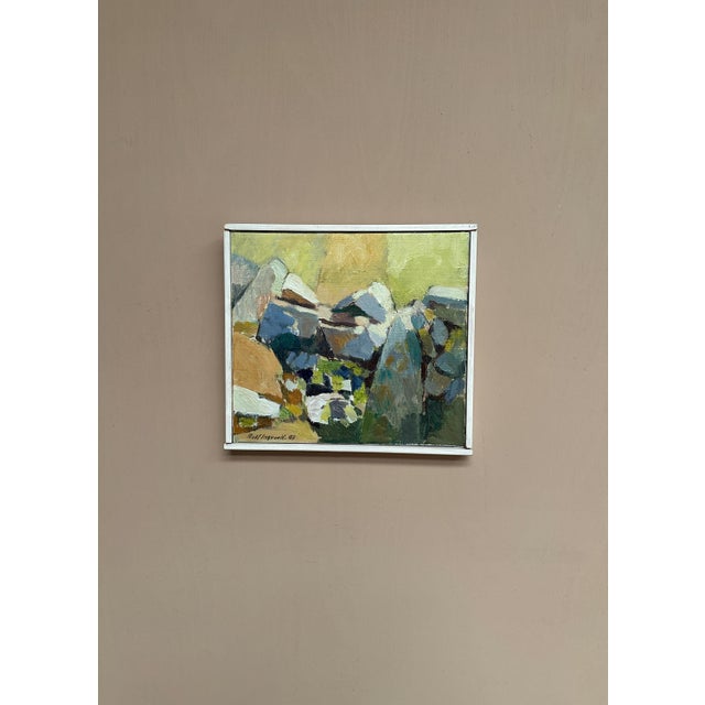 Rolf Ingvar Karlsson, Stenmur På Alvaret, 1950s, Oil on Canvas, Framed For Sale - Image 4 of 18