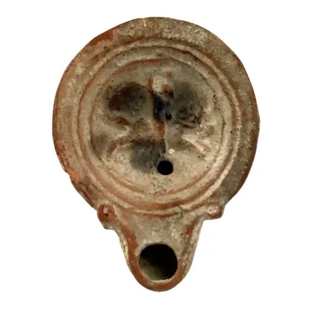 15th Century & Earlier Roman Terracotta Oil Lamps, Set of Four For Sale - Image 5 of 11