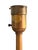 Metal Vintage Tall Neoclassical Brass & Hand-Cut Lead Crystal Column Table Lamp For Sale - Image 7 of 8