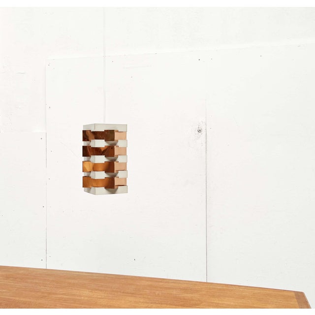 Mid-Century Modern Dutch Star Light Pendant Lamp by J.J.M. Hoogervorst for Anvia, 1960s For Sale - Image 10 of 18