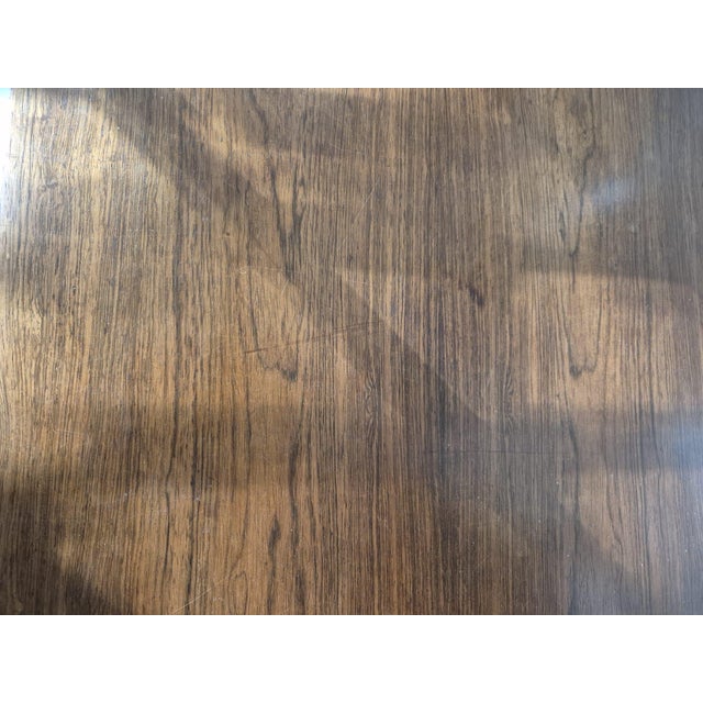 Brown Long Vintage Coffee Table, 1960 For Sale - Image 8 of 9