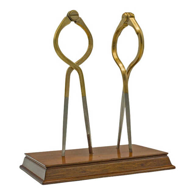 1970s Vintage Brass Captain's Dividers Display Ornament For Sale