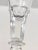 Vintage Transparent Crystal Flutes attributed to Baccarat, 1930s, Set of 2 For Sale - Image 8 of 10