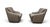 W. Schillig Leather Nikki Swivel Lounge Chairs, a Pair For Sale - Image 10 of 17